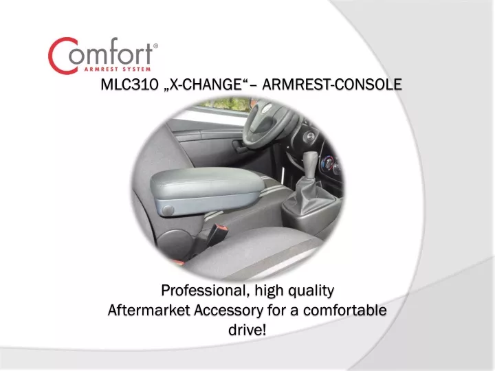 mlc310 x change armrest console