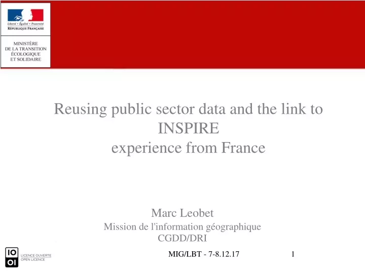 reusing public sector data and the link