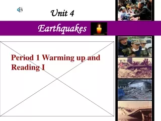 Unit 4 Earthquakes