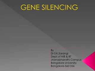 GENE SILENCING