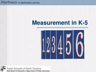 Measurement in K-5