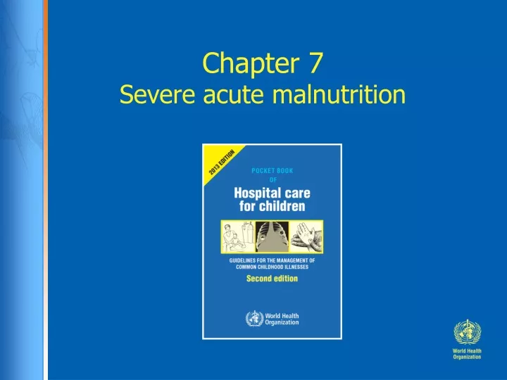 chapter 7 severe acute malnutrition