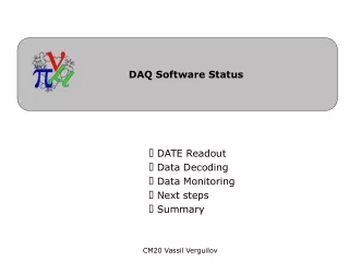 DAQ Software Status