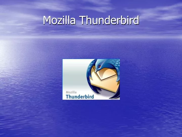mozilla thunderbird