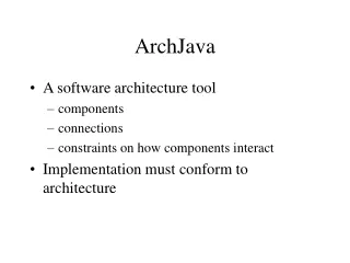 ArchJava