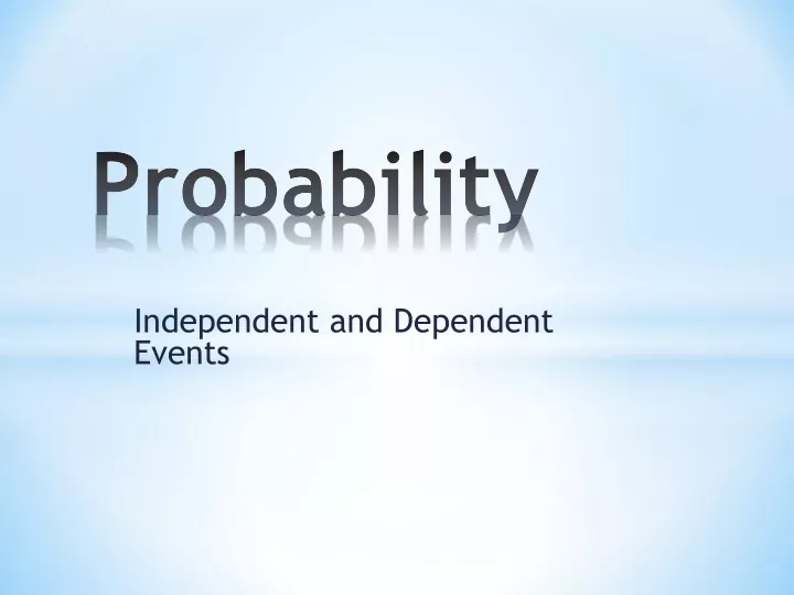 probability