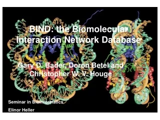 BIND: the Biomolecular Interaction Network Database