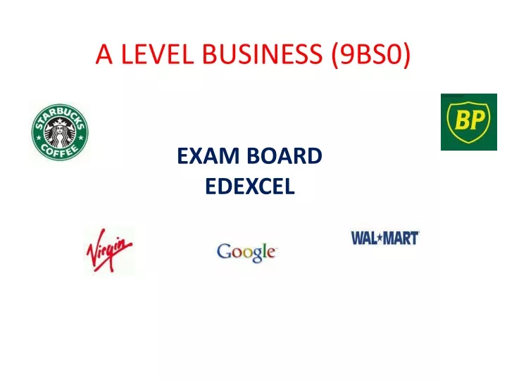 a level business 9bs0
