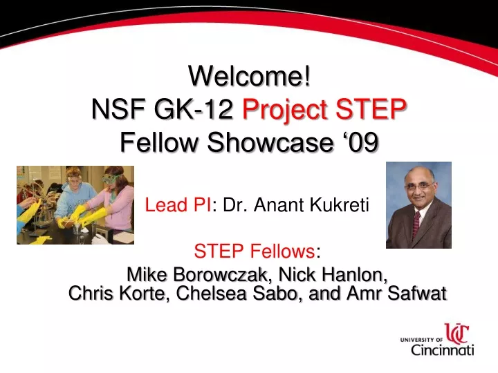 welcome nsf gk 12 project step fellow showcase 09