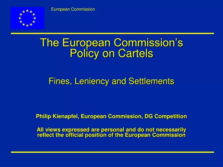 the european commission s policy on cartels fines
