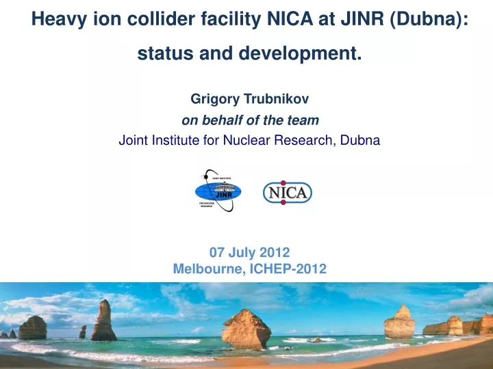 heavy ion collider facility nica at jinr dubna