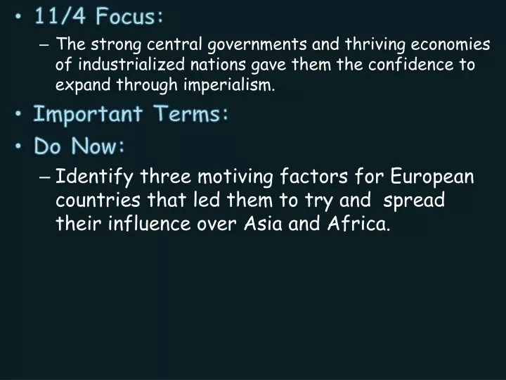 11 4 focus the strong central governments