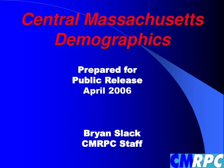 central massachusetts demographics