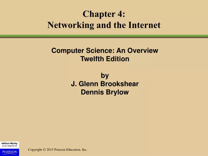 chapter 4 networking and the internet