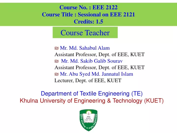 course no eee 2122 course title sessional