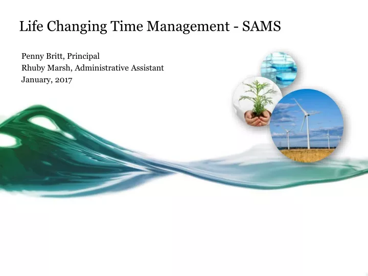 life changing time management sams