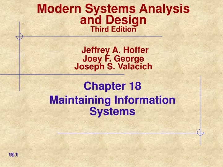 modern systems analysis and design third edition jeffrey a hoffer joey f george joseph s valacich