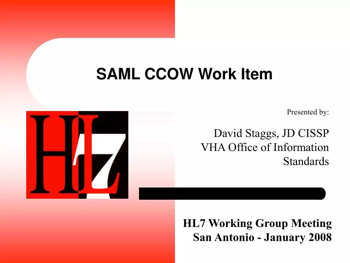 saml ccow work item