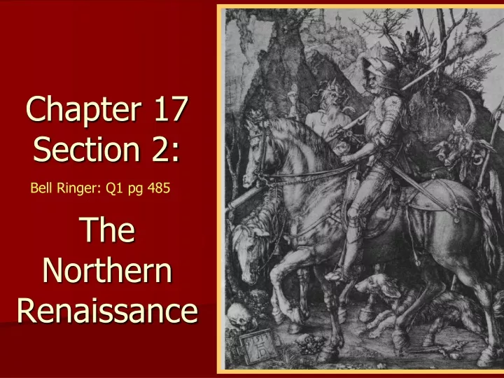 chapter 17 section 2 the northern renaissance