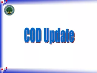 COD Update