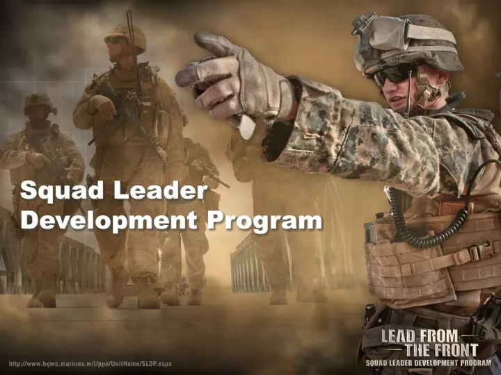 squad leader development program