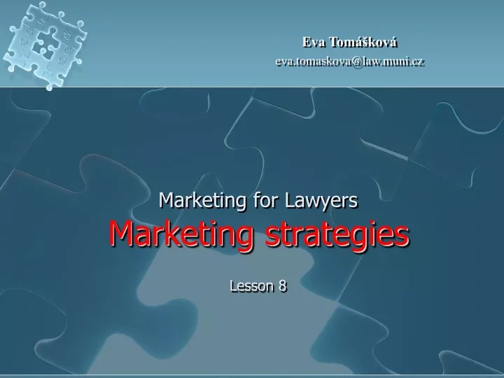 marketing for lawyers marketing strategies lesson 8