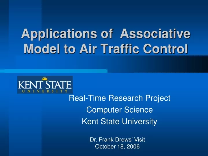 applications of associative model to air traffic control