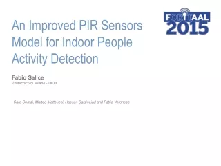 An Improved PIR Sensors Model for Indoor People Activity Detection