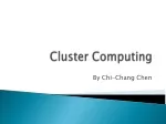 Cluster Computing - slide 1