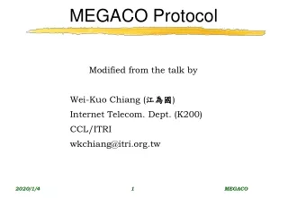 MEGACO Protocol