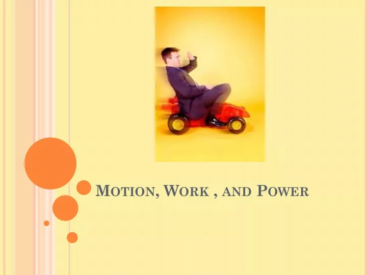 motion work and power