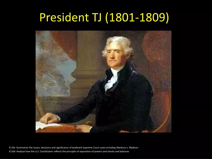 president tj 1801 1809