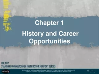 Chapter 1  History and Career Opportunities