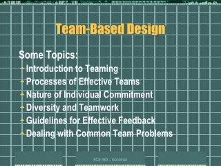 Team-Based Design