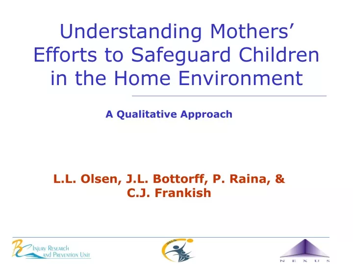 understanding mothers efforts to safeguard children in the home environment