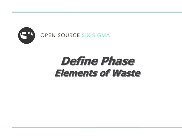 define phase elements of waste