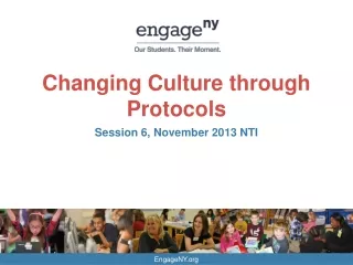 Changing Culture through Protocols