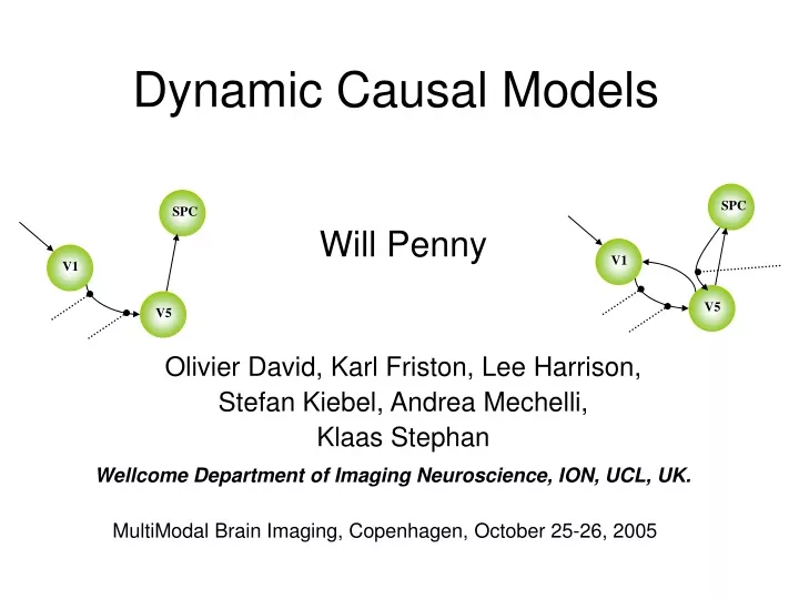 dynamic causal models