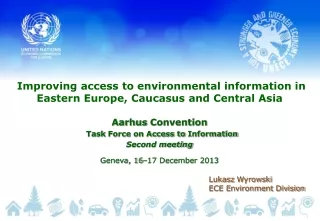Improving access to environmental information in Eastern Europe, Caucasus and Central Asia