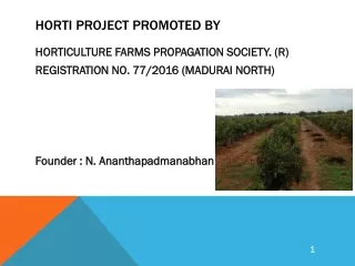 Horti  Project Promoted by
