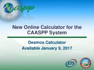 New Online Calculator for the CAASPP System