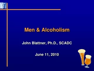 Men &amp; Alcoholism
