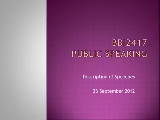 BBI2417 PUBLIC SPEAKING