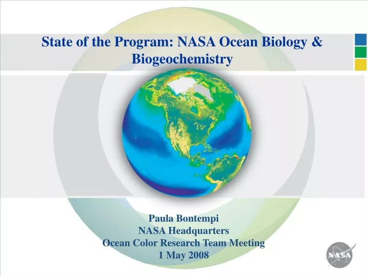 state of the program nasa ocean biology