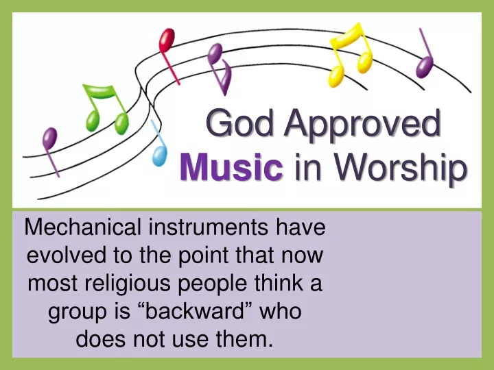 god approved music in worship