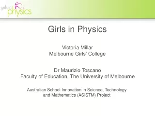 Australian School Innovation in Science, Technology and Mathematics (ASISTM) Project