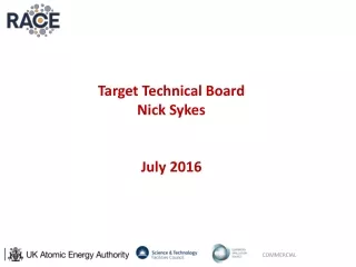 Target Technical Board Nick Sykes July 2016