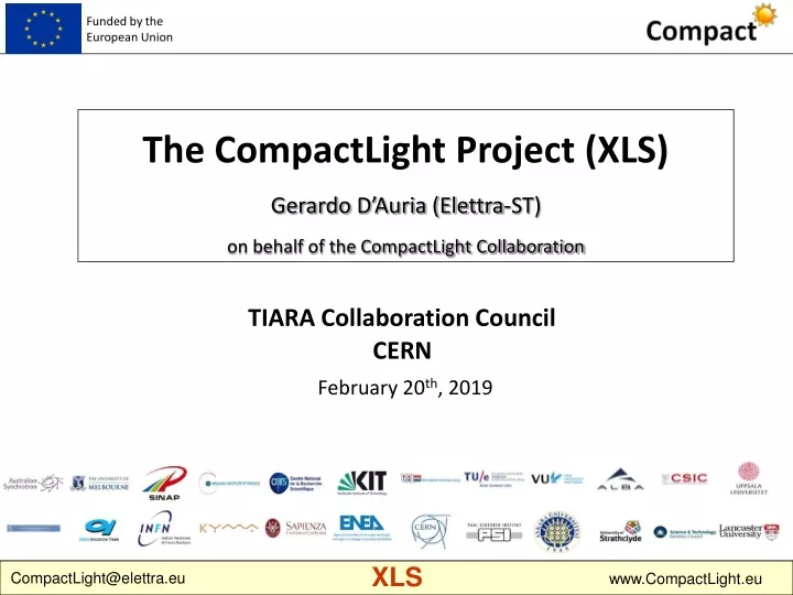 the compactlight project xls gerardo d auria