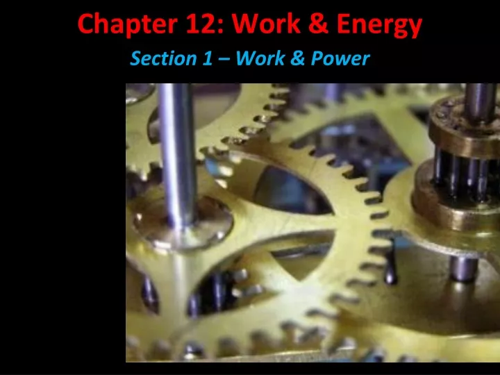 chapter 12 work energy