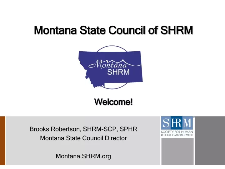 montana state council of shrm welcome